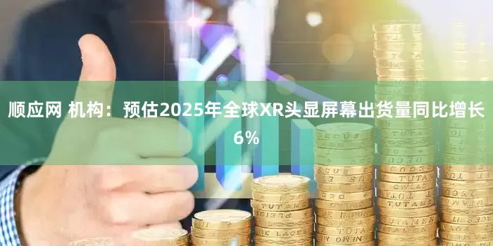 顺应网 机构：预估2025年全球XR头显屏幕出货量同比增长6%